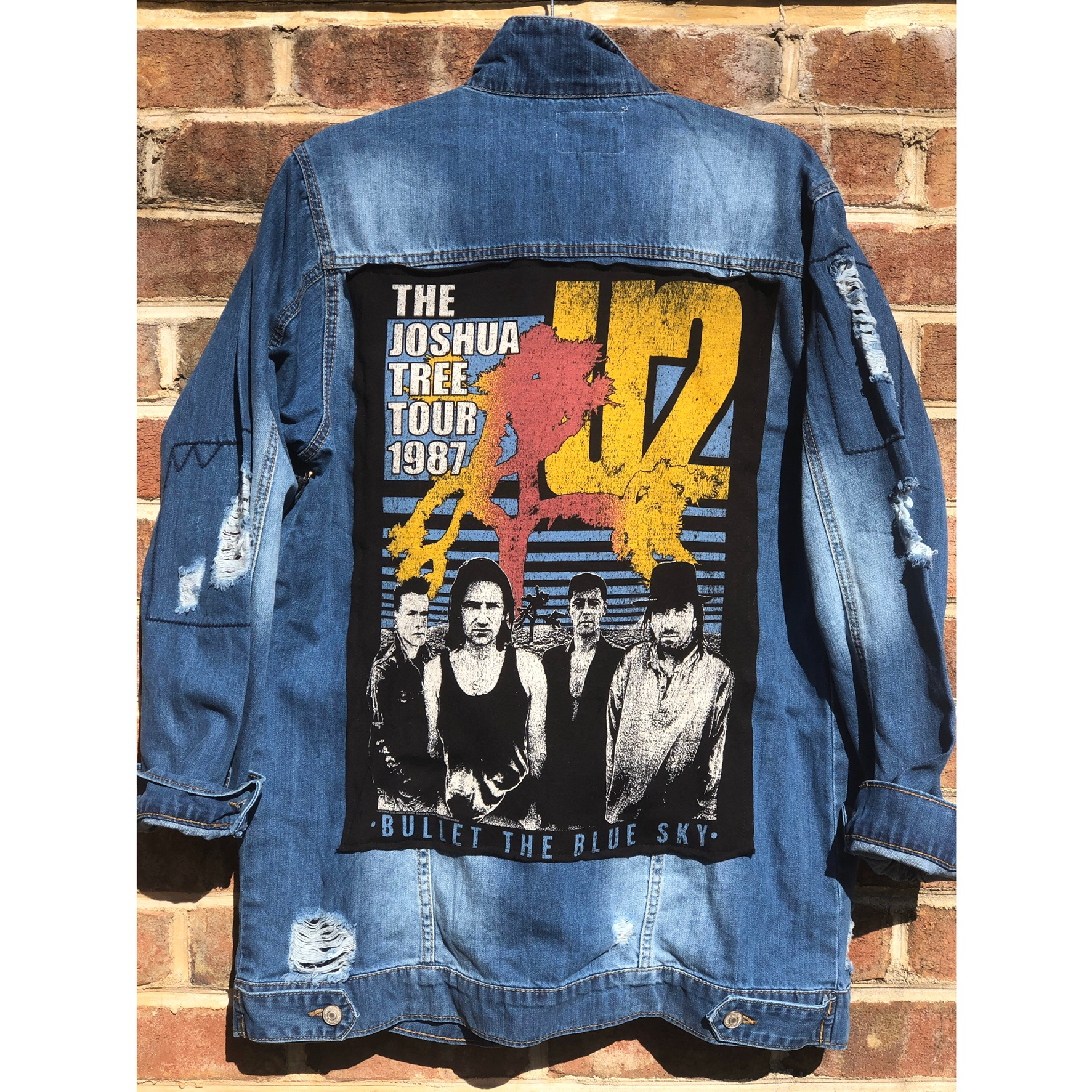 U2 Joshua Tree Denim Jacket- Large – Royalty Boutique